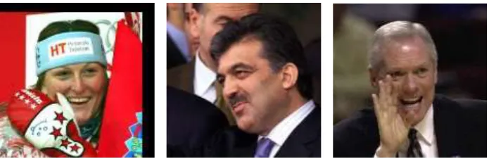 Figure 1.3 : Sample of unstructured images from LFW face database. 