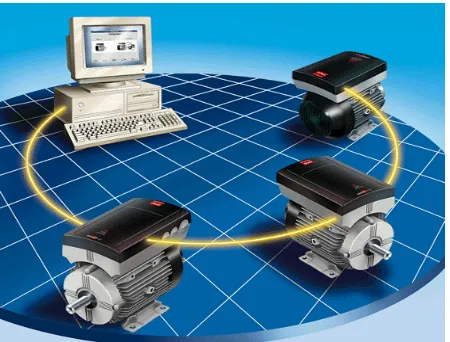 Figure 1: Typical drive system consisting of motor and integrated power  converter with basic control features
