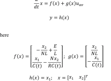 Fig. 8. Equivalent Circuit with u=0 and equivalent capacitances for the 2x MBC.  