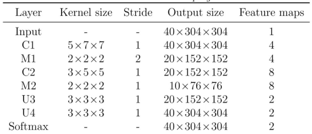 Table 4: The architecture of DeepSeg-3D model