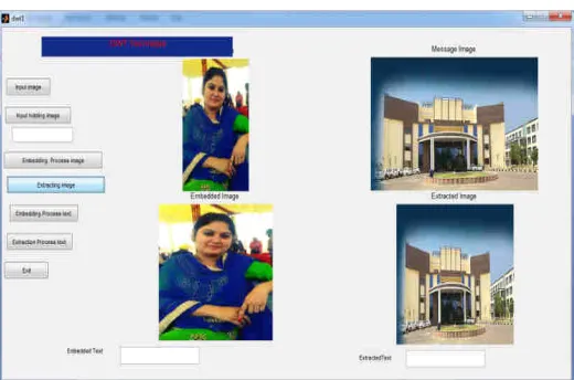 Fig.1.13: Image after Embedding using DWT technique. 