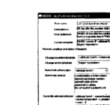 Figure 5. Modifying an action 'assertion business role Figure 5. Modifying an action 'assertion business role