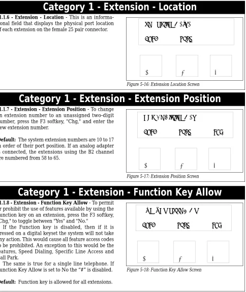 Figure 5-18: Function Key Allow Screen