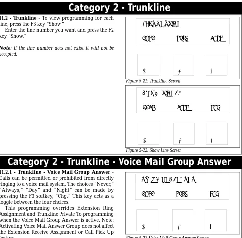 Figure 5-22: Show Line Screen
