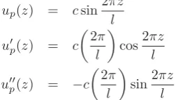 Figure 4: A function describing the initial form of thehuman spine