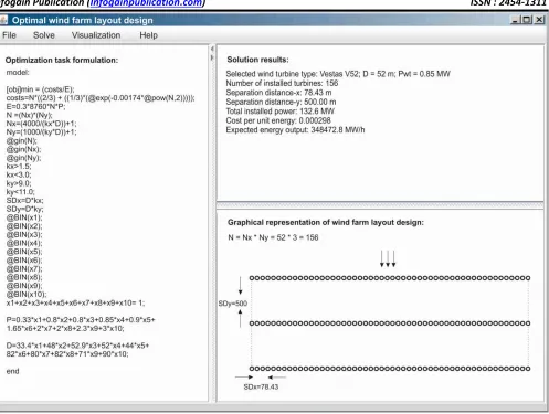 Fig. 4. Main screen of developed prototype 
