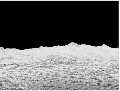 Figure 1.1 Visualization of full resolution terrain model (number of vertices = 