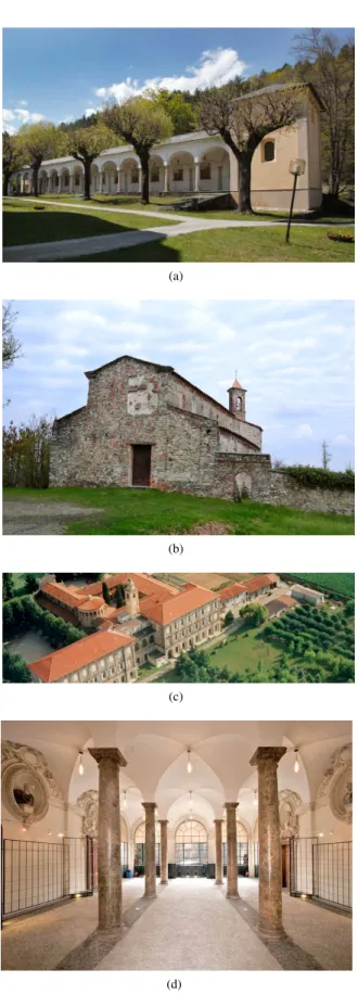 Figure 2. The four case studies used for the dataset creation and labelling.
