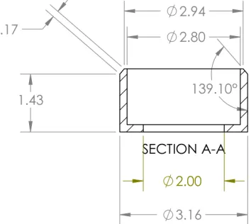 Figure 12 – Window Cross-Section  