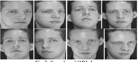 Fig 1. Model of the proposed face recognition system 