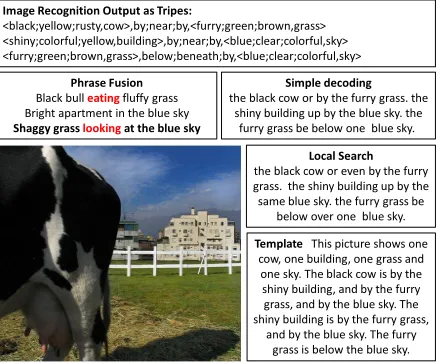 Figure 3: Comparison of image descriptions