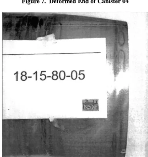 Figure 9. Deformed End of Canister 05 i8.15_PW_08 