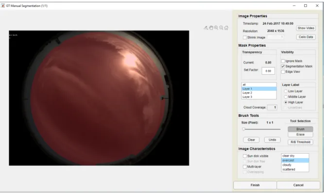 Figure 3.4.: Matlab GUI that was implemented to manually segment ASIs