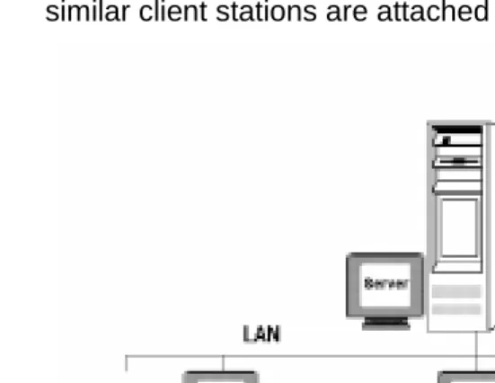 Figure 1-2:  Typical Server - Multi-Client Relationship