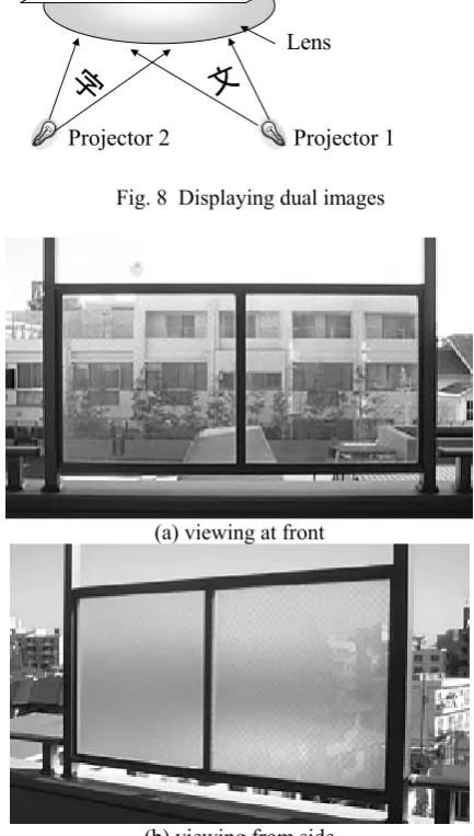 Fig. 8  Displaying dual images 