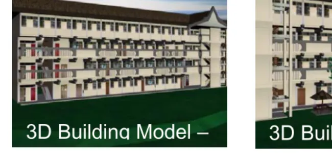 Figure 3: The 3D building models of the study area. 