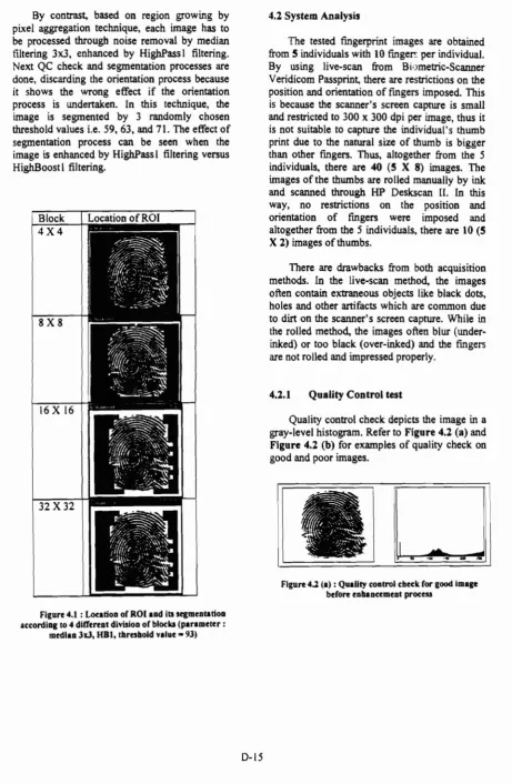 Figure 4.2 (b) for examplesgood and poor images.