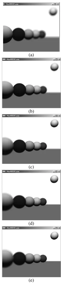 Fig. 9 Real-time generated focused images 