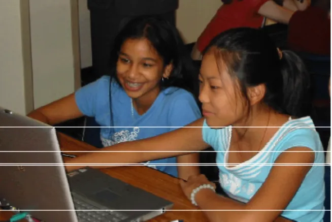 Figure 2: We found that two-person talk aloud pro- pro-tocol does not work well for user testing software  designed to support creative tasks like storytelling