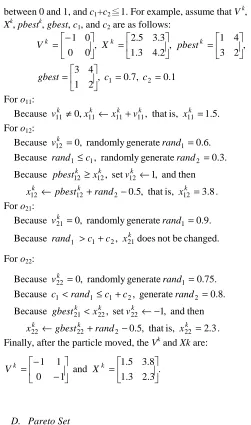 Table 1).  In the first scenario, we took all three objectives into consideration.  Only two objectives, the makespan and total flow time, were considered in the second scenario
