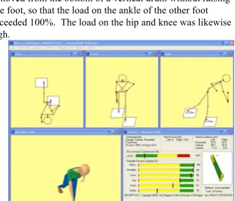 Figure 6. A snapshot of usability experiment on the simulators. 