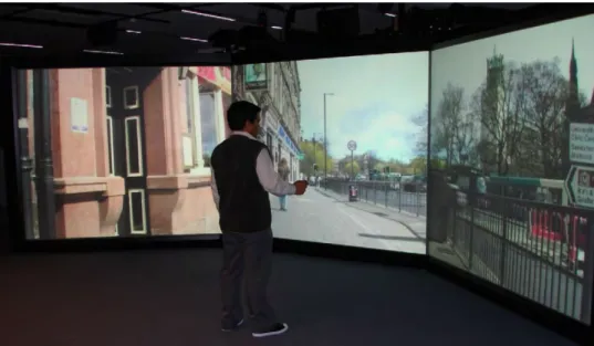 Figure 1: The immersive video environment of Singh et al [27].