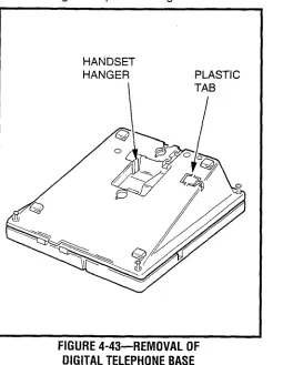 FIGURE 4-45-INSTALLATION OF BASE FOR WALL-MOUNT INSTALLATION 
