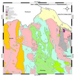 Figure 2.4: Geological map of the study area  