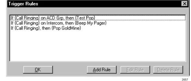 Figure 5Add/Change Trigger Rule