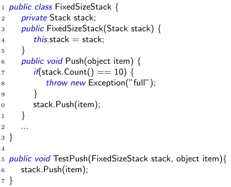 Figure 4.2:FixedSizeStack implemented using Stack