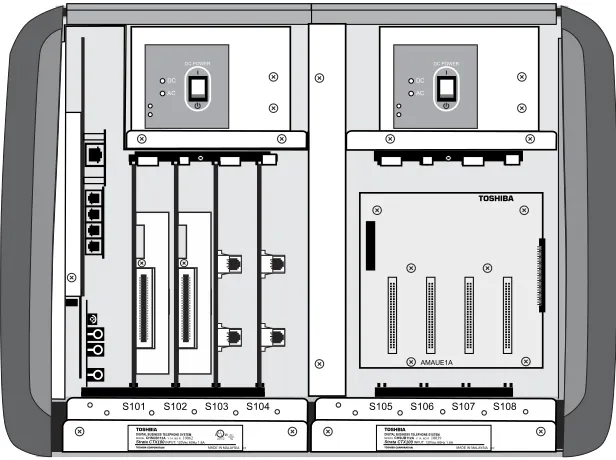 Figure 2Base and Expansion Cabinet Interior