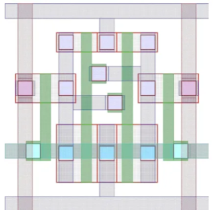 Fig. 3. Schematic of a 6T SRAM cell with dual word line 