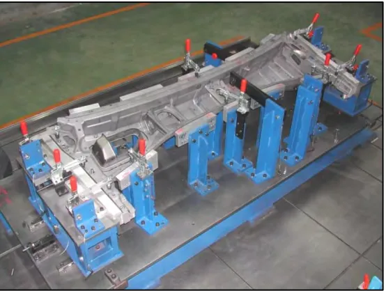 Figure 1.1: Example of checking fixture (DongGuan FongYi Precision Tooling Co., Ltd, 2011)