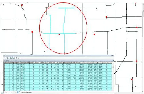 Fig. 2.  Pavement sections associated with the closest 