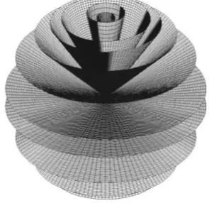 Figure 1. Space discretization for multi-flux model.  