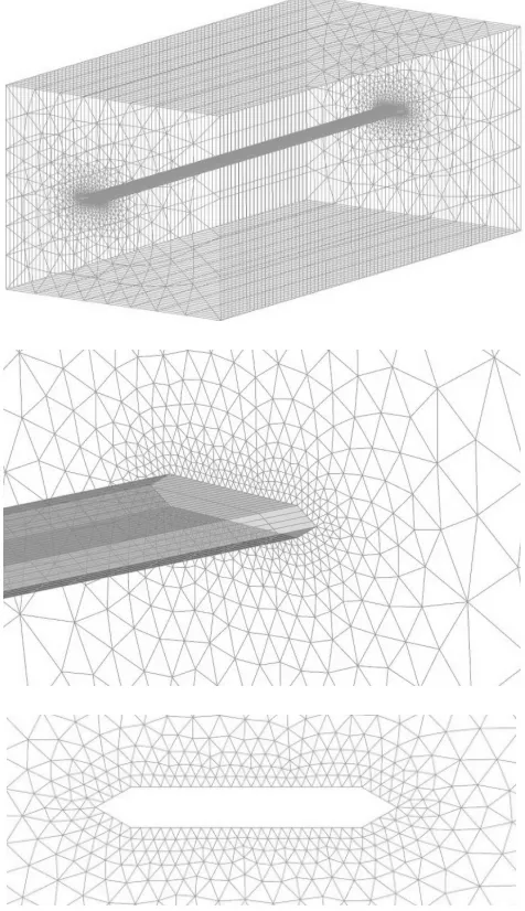 Fig. 6: CFD mesh for the flow simulation. 