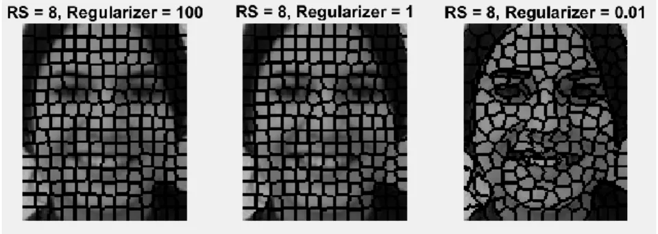 Figure 4: RR and RS effect on the human face images   2.3 Position-Patch Based Face Hallucination Using Super-Pixel Segmentation 