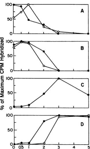 FIG. 3.belowmulationinitially(A)NorthernDesignationsmRNAsexposurepanelICP27;amountsofensure autoradiographs Effect of the time of anisomycin addition on the accu- of IE mRNAs
