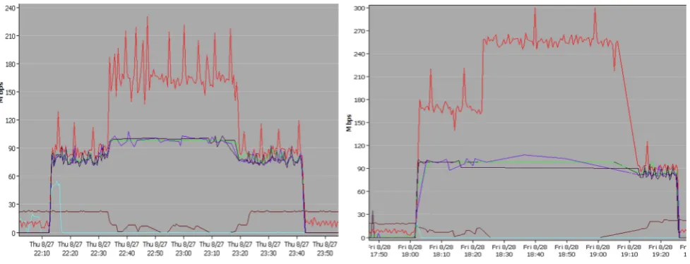 Fig. 4. Multicast traffic flooding. 
