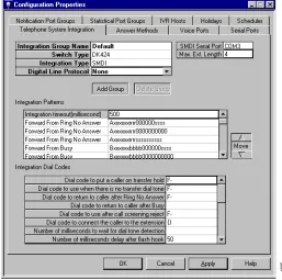 Figure 3Configuration Properties Menu