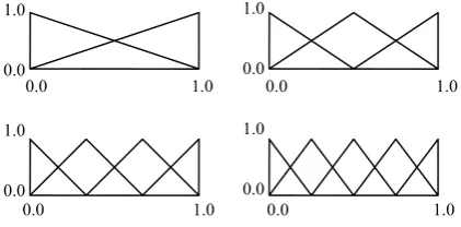 Fig. 1. Different partitioning of each feature axis 
