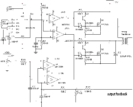 Figure 2 : The schematic diagram MOSFET driver circuit 