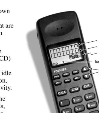 Table 1 briefly describes the functions of the LCD fields, icons, and the fixed buttons.