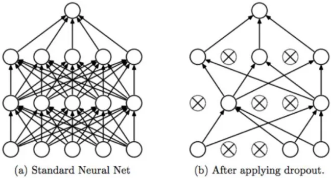 Figure 7. A random fraction of neurons ignored during dropout phase 