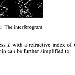 Figure 2: The interferogram