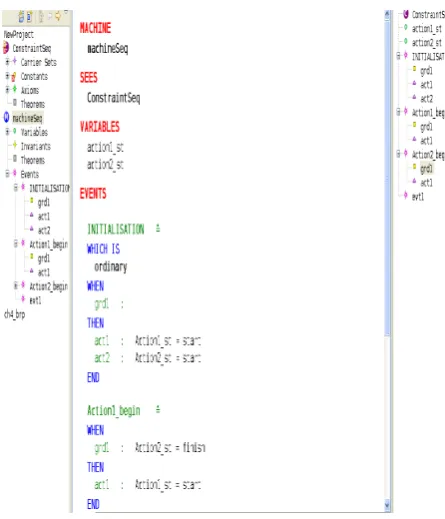 Fig. 7 A machine of sequential constraint 