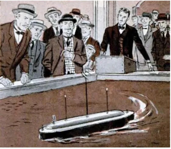 Figure 1.2: Tesla’s boat (Turi, 2014). 
