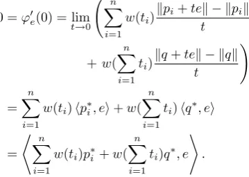 Figure 2: The Gilbert network obtained by splitting theSteiner point o.