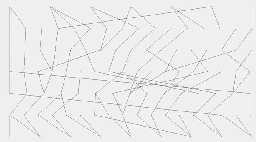 Figure 4.1 is a tree with 100 nodes, 7 layers and Aspect Ratio of 1 (Dense and more number 