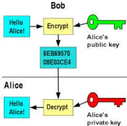 Figure 1.4: Public-key cryptography.